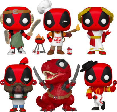 Deadpool - When Dinopools Ruled The Earth Pop! Vinyl Bundle (Set of 6)