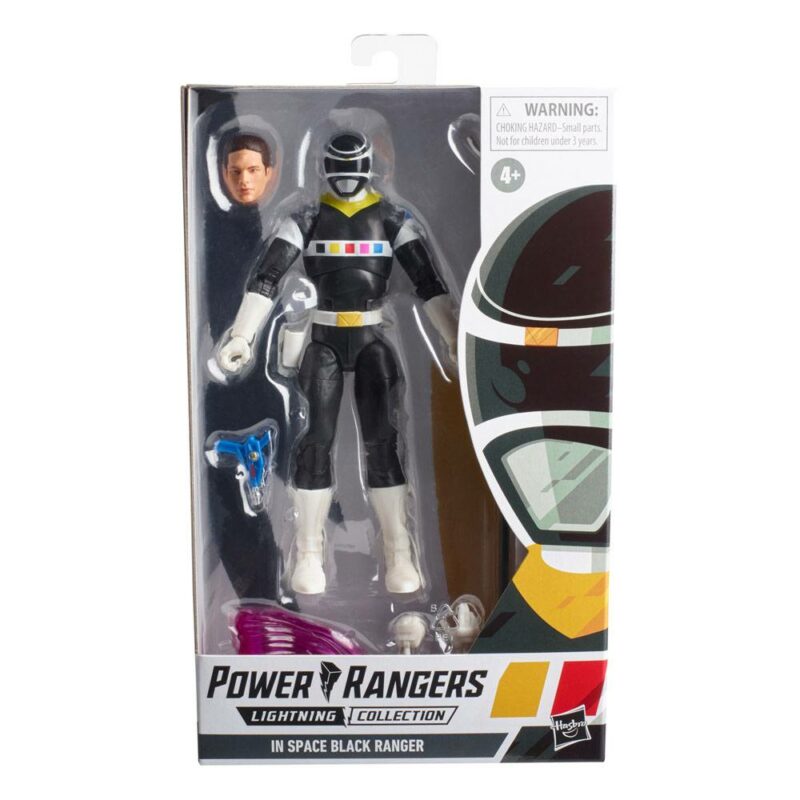 Power Rangers Lightning Collection 2021 Wave 3 Action Figure In Space Black Ranger 15 cm