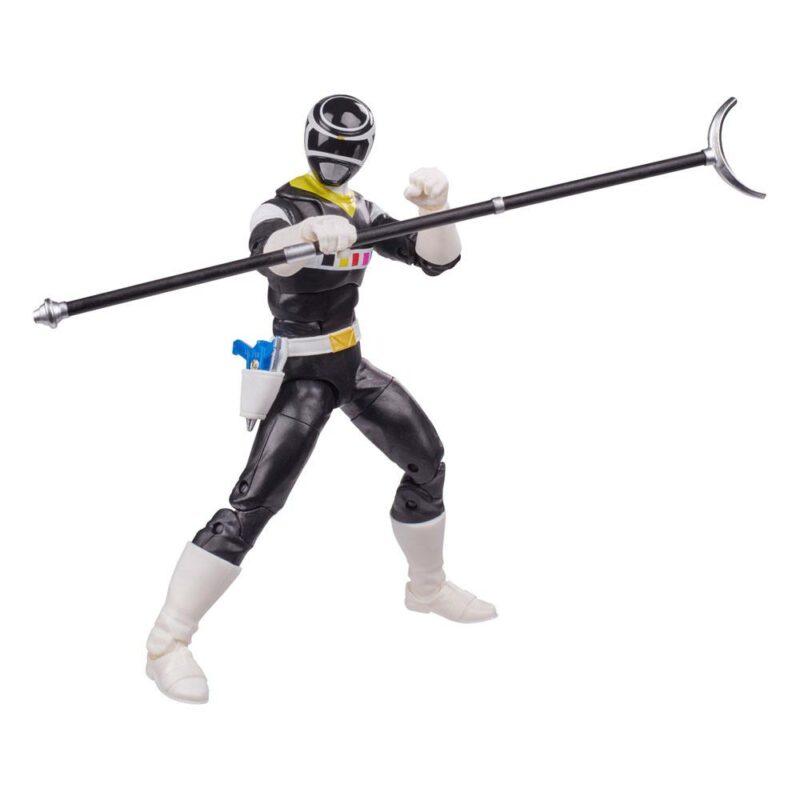 Power Rangers Lightning Collection 2021 Wave 3 Action Figure In Space Black Ranger 15 cm - immagine 2