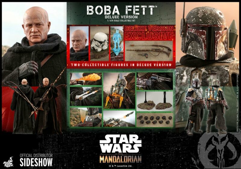 Star Wars The Mandalorian Action Figure 2-Pack 1/6 Boba Fett Deluxe 30 cm - immagine 2