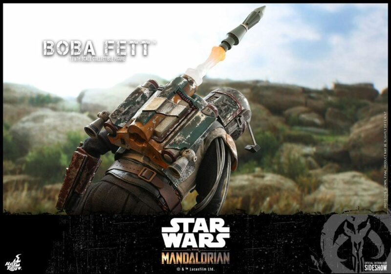 Star Wars The Mandalorian Action Figure 1/6 Boba Fett 30 cm - immagine 3