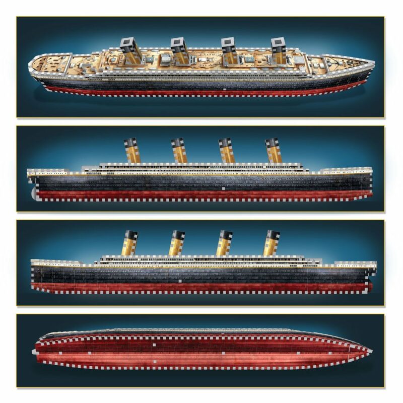 Wrebbit 3D Puzzle Titanic (440 pieces) - immagine 4