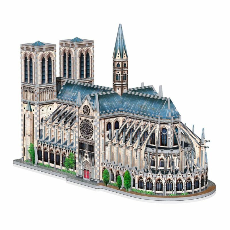 Wrebbit Castles & Cathedrals Collection 3D Puzzle Notre-Dame de Paris (830 pieces) - immagine 3