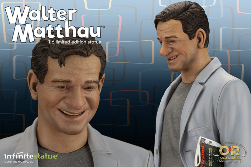 WALTER MATTHAU OLD&RARE 1/6 RESIN STATUE - immagine 3