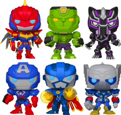 Avengers Mech Strike - What The Mech Is This Pop! Vinyl Bundle (Set of 6)