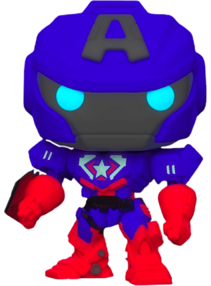 Avengers Mech Strike POP! Vinyl Figure Captain America Glow in the Dark Limited 9 cm
