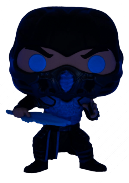 Mortal Kombat Movie POP! Movies Vinyl Figure Sub-Zero Glow in the Dark Limited 9 cm