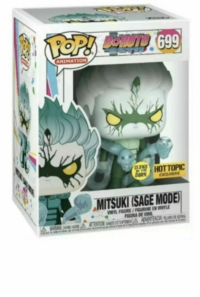 Boruto: Naruto Next Generations POP! Animation Vinyl Figure Mitsuki (Sage Mode) Glow in the Dark 9 cm (con bollino Special Edition)
