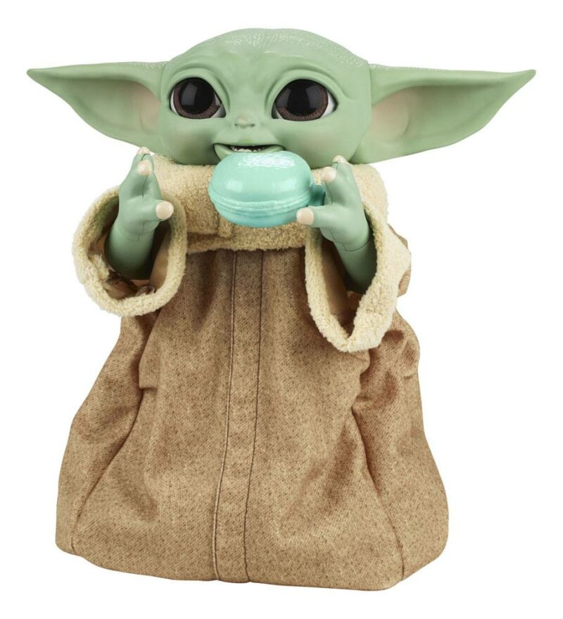 Star Wars The Mandalorian Interactive Figure Galactic Snackin´ Grogu 23 cm - immagine 4