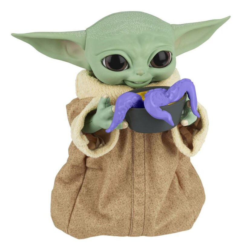 Star Wars The Mandalorian Interactive Figure Galactic Snackin´ Grogu 23 cm - immagine 3