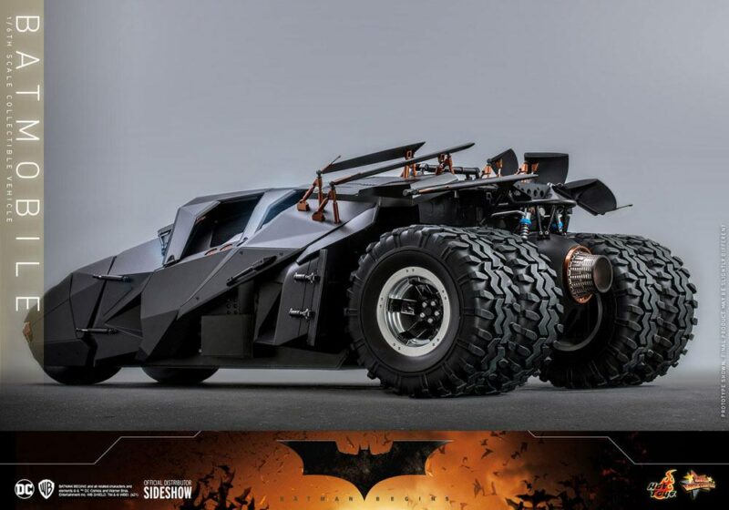 The Dark Knight Trilogy Movie Masterpiece Action Figure 1/6 Batmobile 73 cm - immagine 3