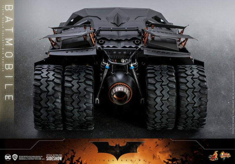 The Dark Knight Trilogy Movie Masterpiece Action Figure 1/6 Batmobile 73 cm - immagine 2