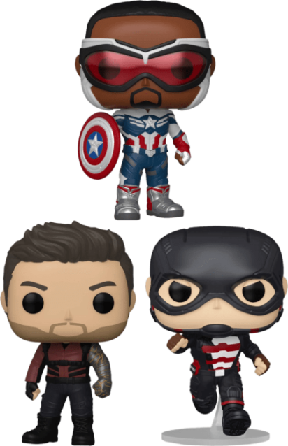 The Falcon and the Winter Soldier - In Sam We Trust Pop! Vinyl Bundle (Set of 3)