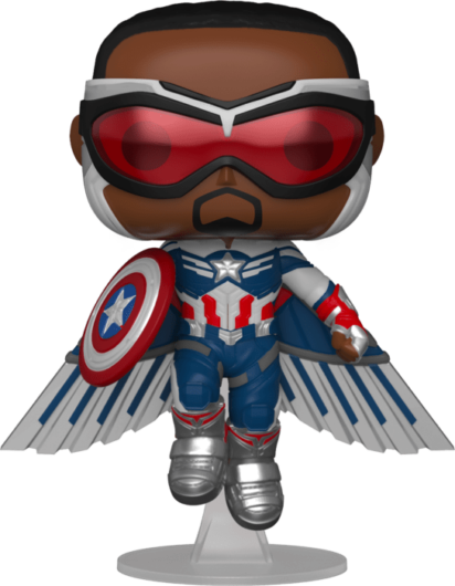 The Falcon and the Winter Soldier POP! Vinyl Figure Captain America Flying Limited 9 cm