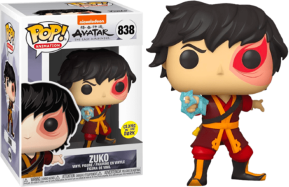 Avatar The Last Airbender POP! Animation Vinyl Figure Zuko Glow in the Dark Limited 9 cm