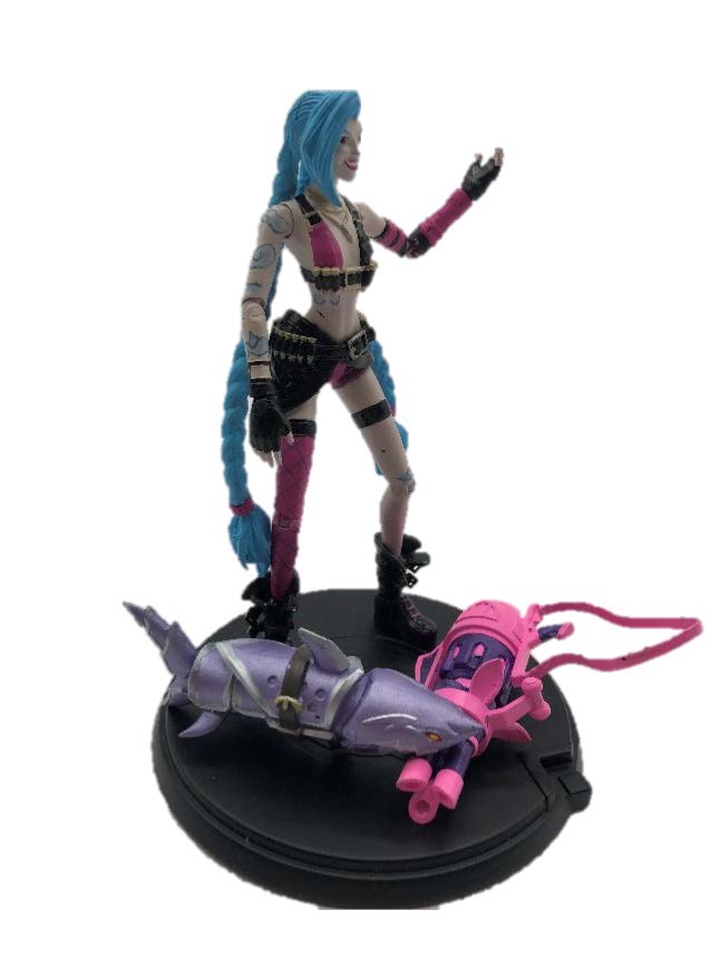 League of Legends Wave 1 2021 Core Action Figure Jinx 10 cm - immagine 2