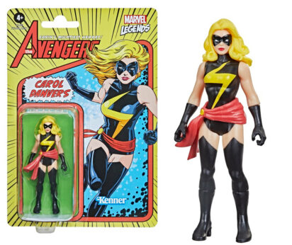 MARVEL LEGENDS - AVENGERS RETRO COLLECTION - ACTION FIGURE MS. MARVEL 10 CM