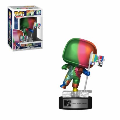 MTV POP! Ad Icons Vinyl Figure Moon Person (Rainbow) 9 cm