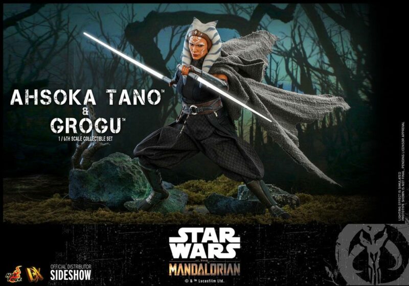 Star Wars The Mandalorian Action Figure 2-Pack 1/6 Ahsoka Tano & Grogu 29 cm - immagine 4