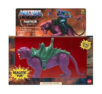 Masters of the Universe Origins Action Figure 2021 Panthor Flocked Collectors Edition Exclusive 14 cm