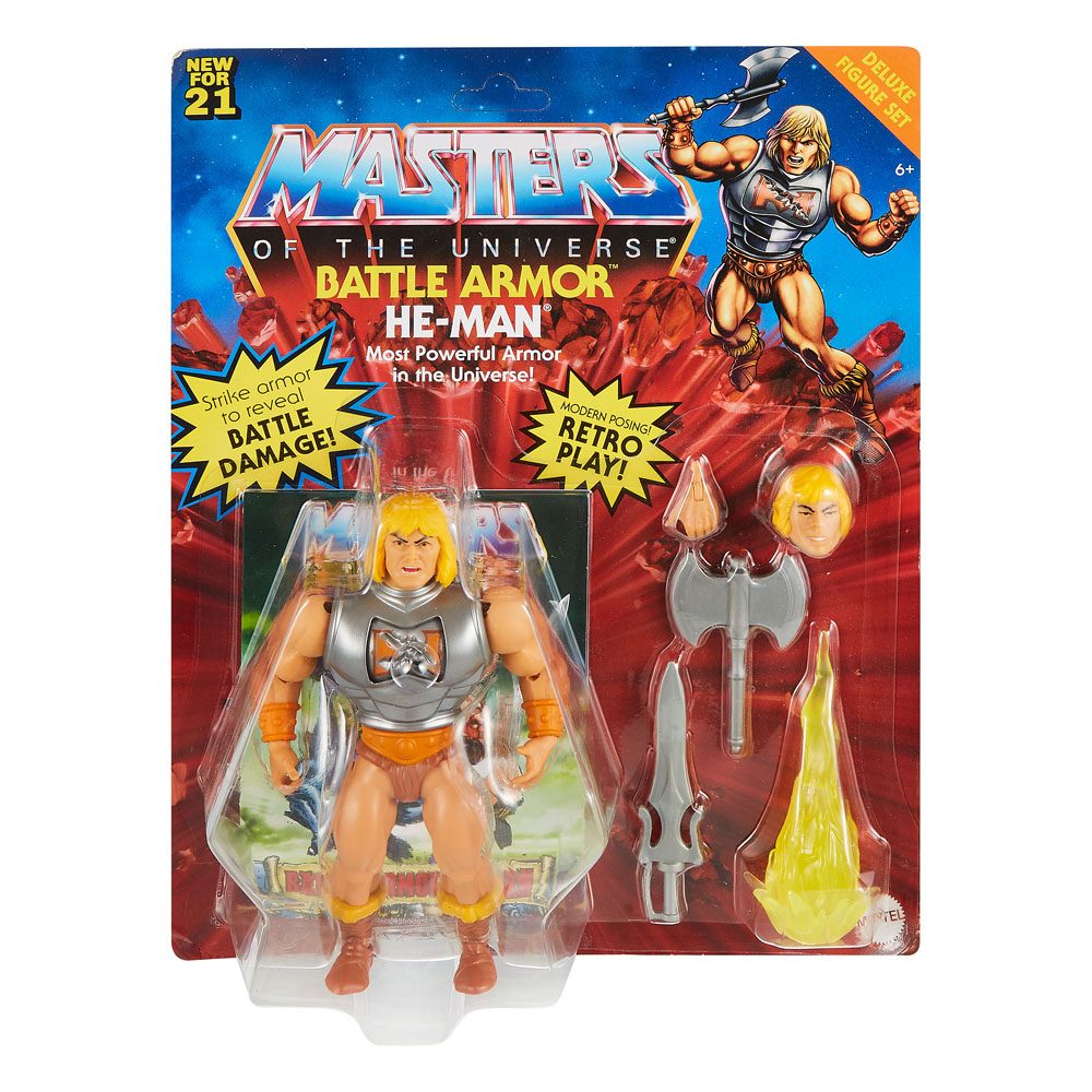 Masters of the Universe Deluxe Action Figure 2021 He-Man 14 cm - immagine 3