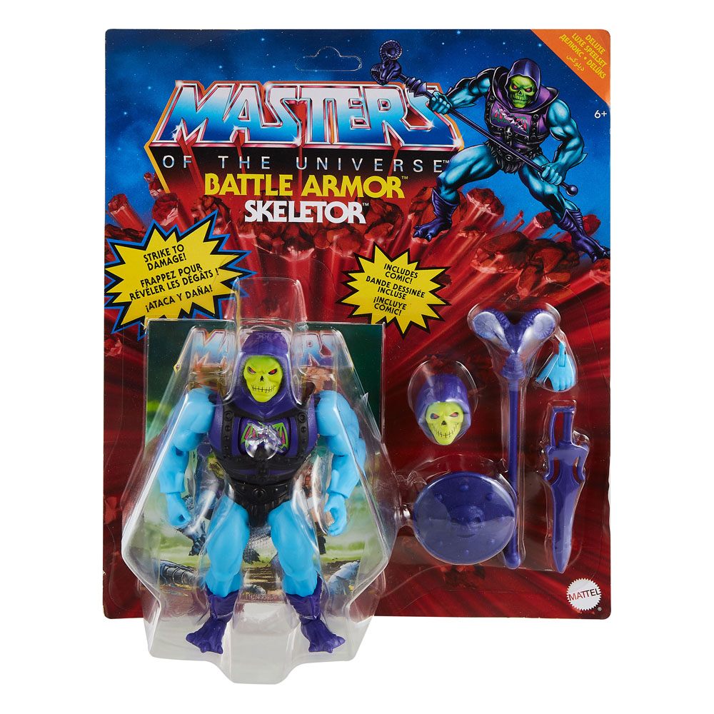 Masters of the Universe Deluxe Action Figure 2021 Skeletor 14 cm - immagine 3