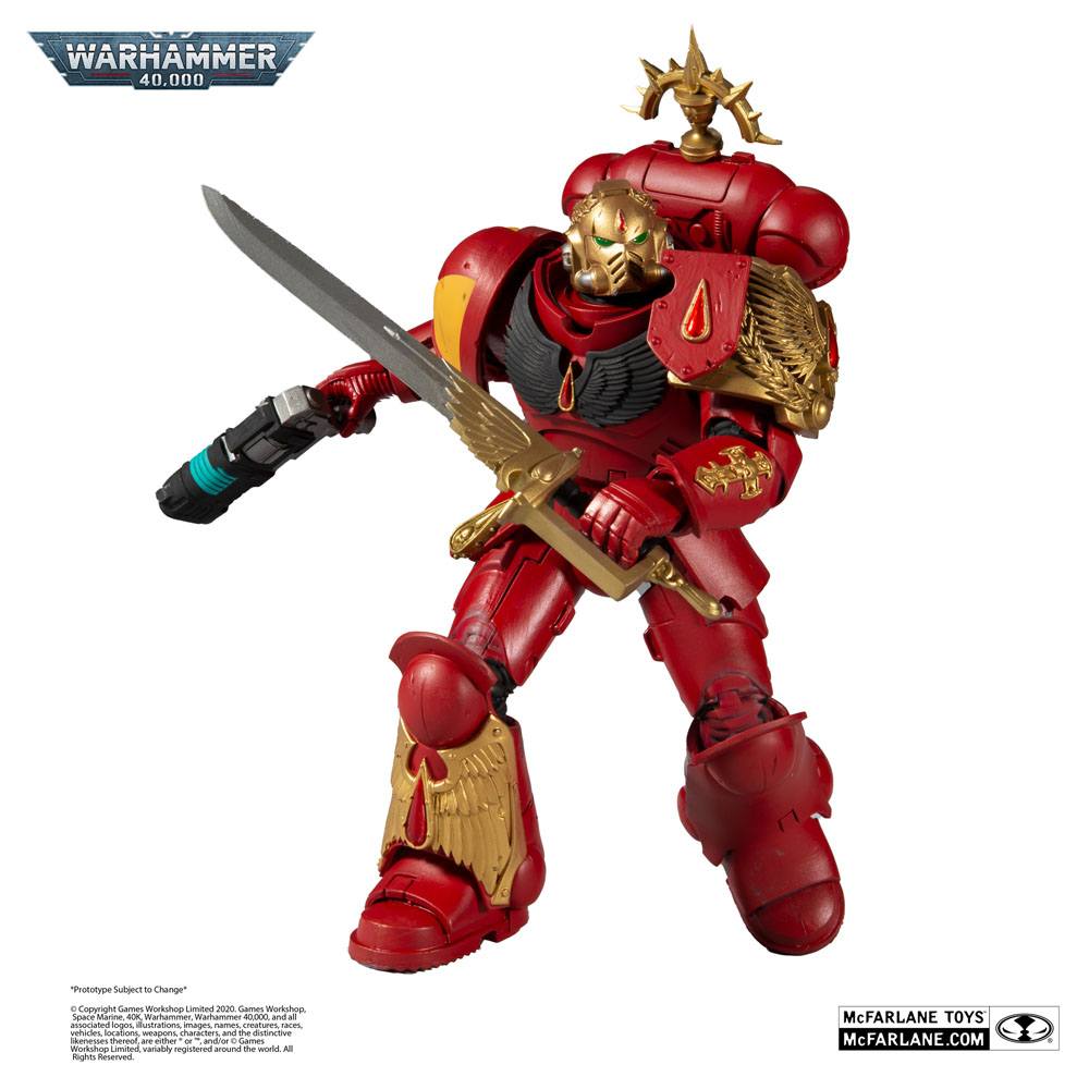 Warhammer 40k Action Figure Blood Angels Primaris Lieutenant (Gold Label Series) 18 cm - immagine 3