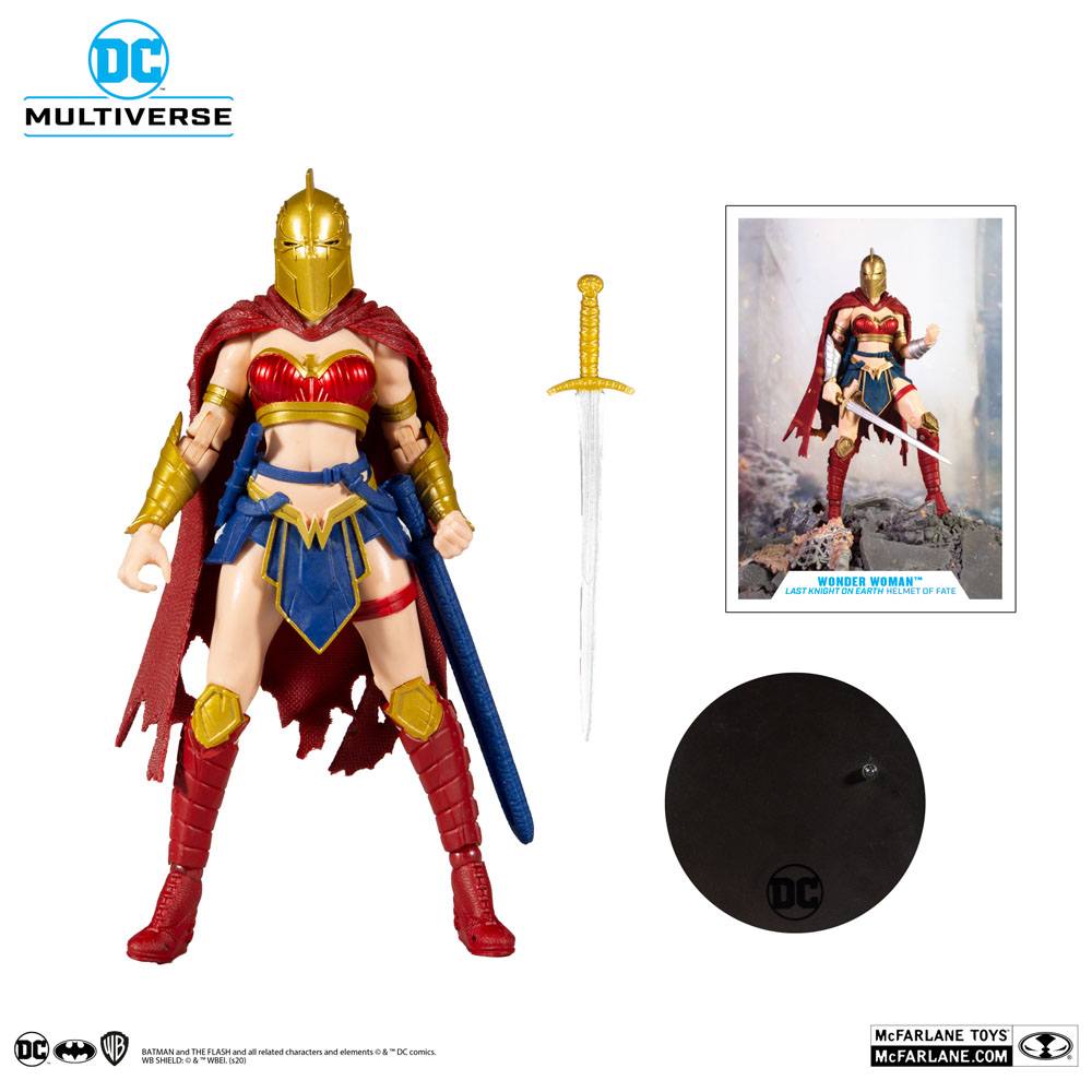 DC Multiverse Action Figure LKOE Wonder Woman with Helmet of Fate 18 cm - immagine 2