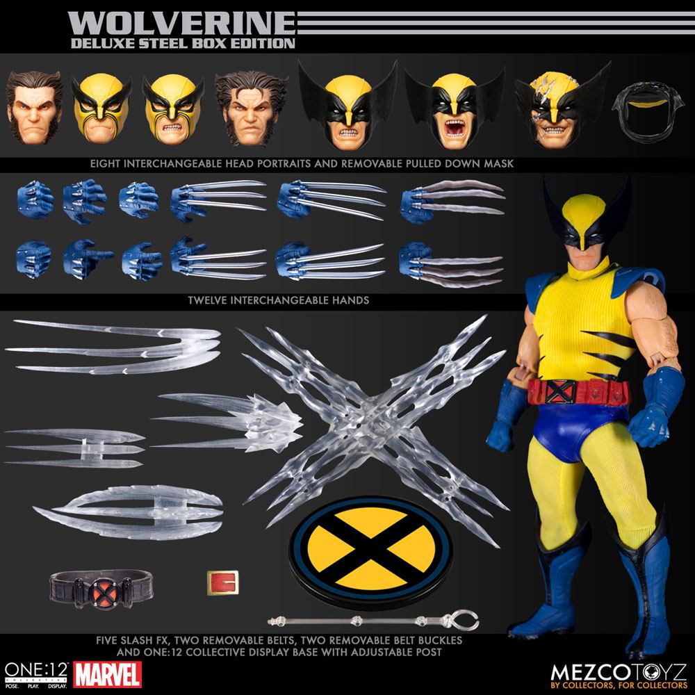 Marvel Universe Action Figures 1/12 Wolverine Deluxe Steel Box Edition 16 cm - immagine 4