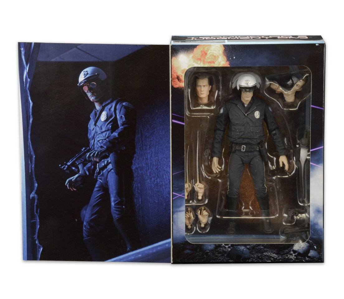 Terminator 2 Action Figure Ultimate T-1000 (Motorcycle Cop) 18 cm - immagine 4
