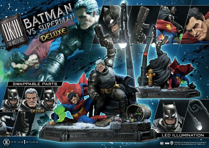 DC Comics Statue Batman Vs. Superman (The Dark Knight Returns) Deluxe Bonus Ver. 110 cm - immagine 2