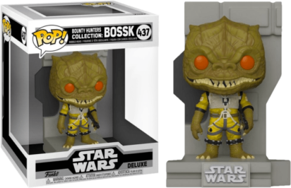 Star Wars Episode V: The Empire Strikes Back POP! Vinyl Figure Bossk Bounty Hunters Diorama Deluxe Limited
