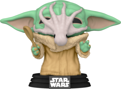 Star Wars: The Mandalorian POP! Star Wars Vinyl Figure Grogu (The Child) with soup Creature Limited 9 cm