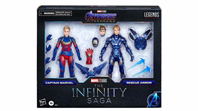 The Infinity Saga Marvel Legends Comics 2-pack Action Figures Captain Marvel & Rescue Armor 15 cm