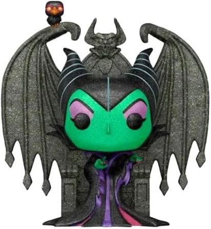 Disney POP! Deluxe Movies Vinyl Figure Maleficent on Throne Diamond Glitter Limited 9 cm