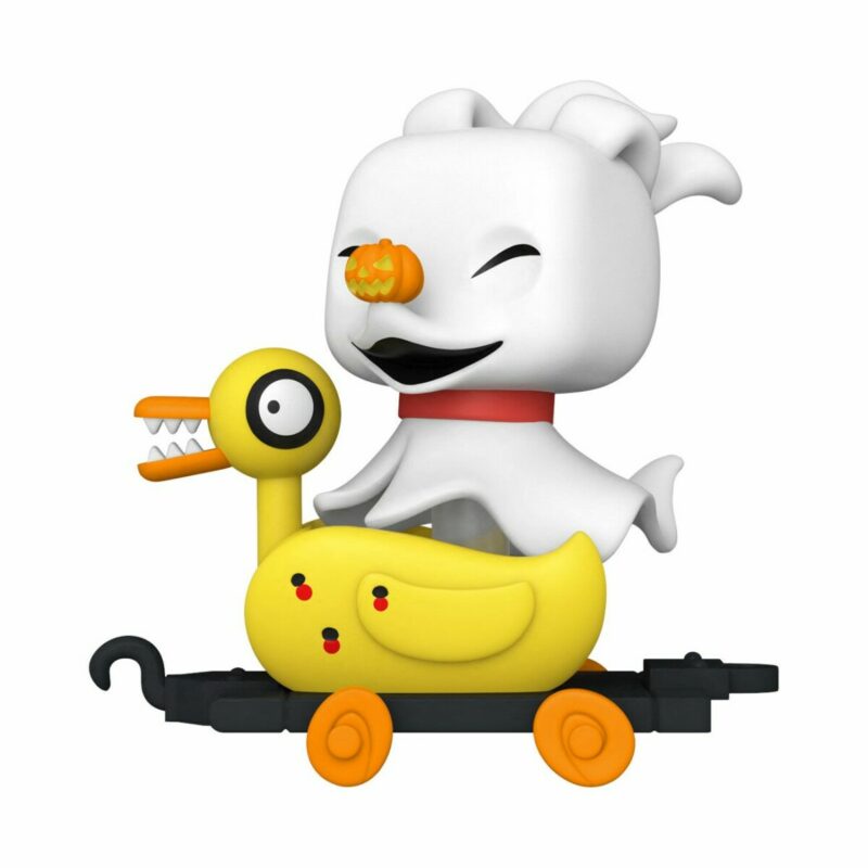 Nightmare before Christmas POP! Disney Train Cart Vinyl Figure Zero in Duck Cart 9 cm