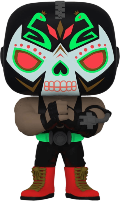 Batman POP! DC Vinyl Figure Bane Dia de los Muertos Glow in the Dark Limited 9 cm