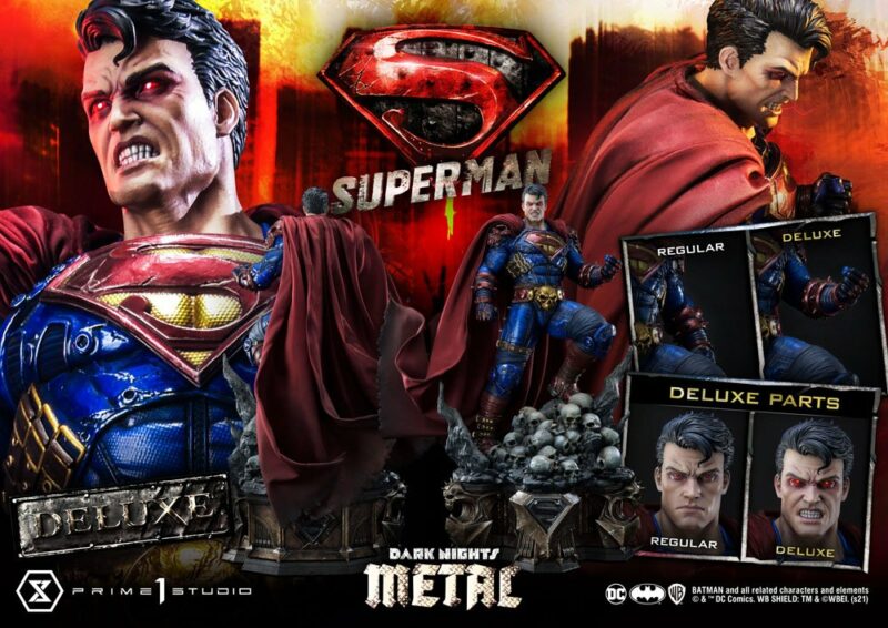DC Comics Statue 1/3 Superman Deluxe Bonus Ver. 88 cm - immagine 2