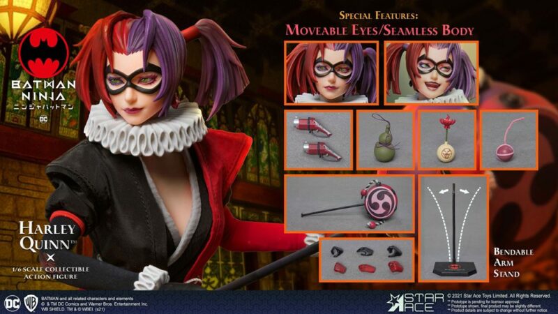 Batman Ninja My Favourite Movie Action Figure 1/6 Harley Quinn Deluxe Ver. 30 cm - immagine 4