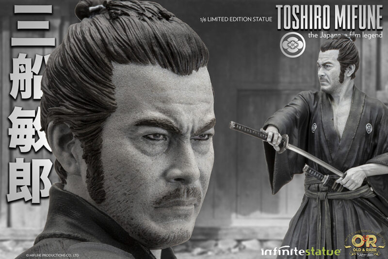 TOSHIRO MIFUNE OLD&RARE 1/6 RESIN STATUE - immagine 2