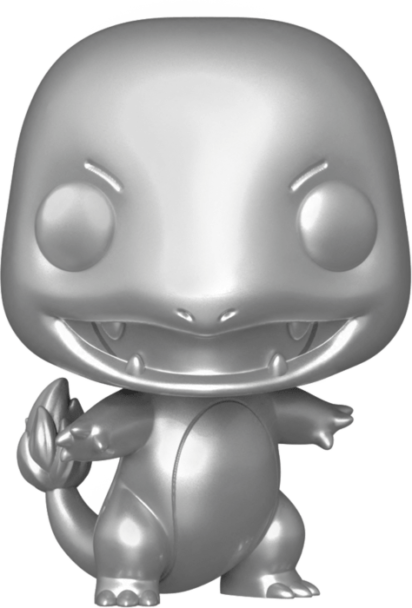 Pokemon POP! Vinyl Figure Charmander Silver Metallic Limited 9 cm