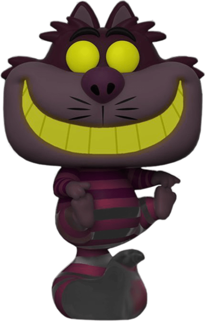 Alice in Wonderland POP! Disney Vinyl Figure Cheshire Cat (traslucent) Glow in the Dark 70th Anniversary 9 cm