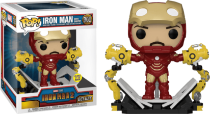 Iron Man 2 POP! Vinyl Figure Iron Man MKIV with Gantry Glow in the Dark Limited