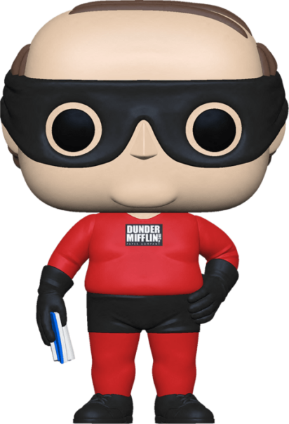 The Office US POP! TV Vinyl Figure Kevin as Dunder Mifflin Superhero 9 cm