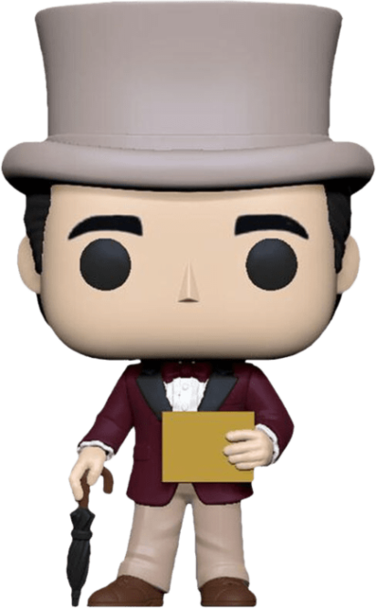 The Office US POP! TV Vinyl Figure Michael Scott with Golden Ticket Limited 9 cm