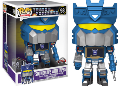 Transformers 1984 POP! Movies Vinyl Figure Soundwave with Tapes Limited 25 cm