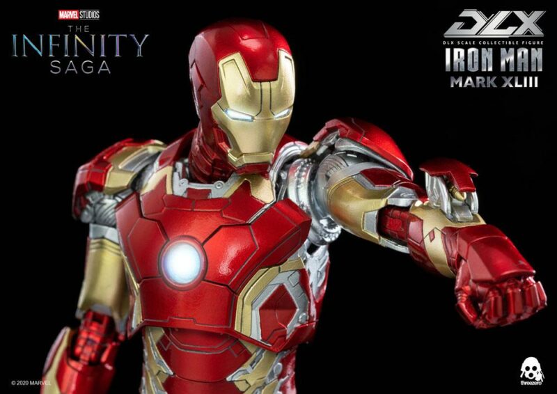 Infinity Saga DLX Action Figure 1/12 Iron Man Mark 43 16 cm - immagine 3