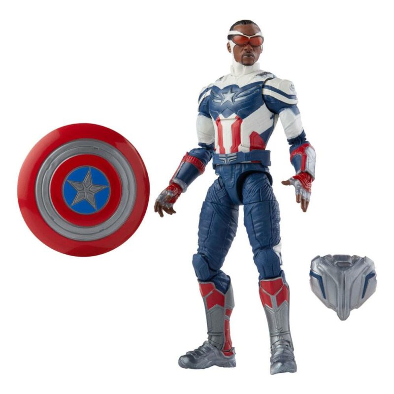 Avengers Disney Plus Marvel Legends Series Action Figures 15 cm 2021 Wave 1 Captain America (The Falcon and the Winter Soldier) - immagine 2