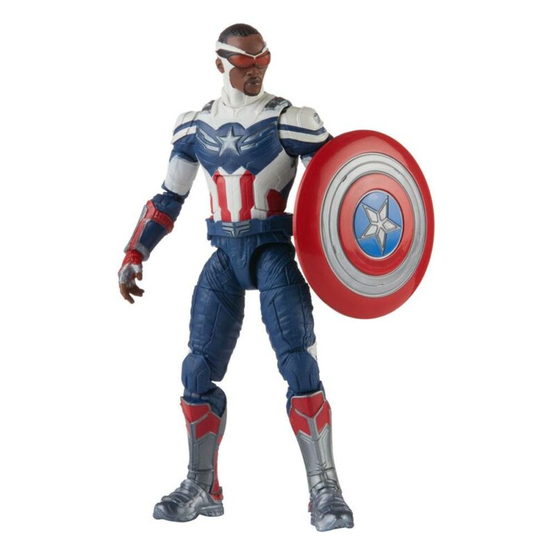 Avengers Disney Plus Marvel Legends Series Action Figures 15 cm 2021 Wave 1 Captain America (The Falcon and the Winter Soldier) - immagine 3