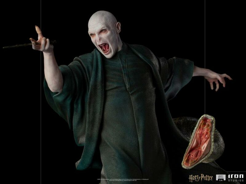 Harry Potter Legacy Replica Statue 1/4 Voldemort & Nagini 58 cm - immagine 3